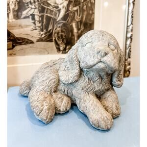 Concrete Cocker Spaniel Puppy‎ Statue